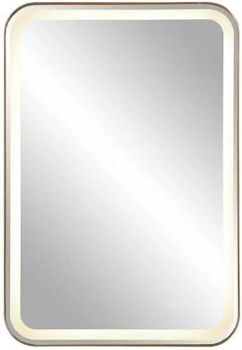 Elegant Brushed Brass Vanity Mirror - 32.25" Tall x 22.25" Wide - Picture 4 of 4