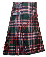 MacFarlane Hunting Modern Tartan 8 Yard Kilt - Custom Size kilt For Men's