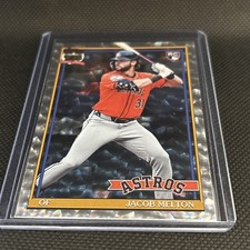 2026 Topps Series 1 Jacob Melton (RC) #T91-56 Silver Crackle Foil Astros