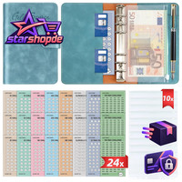 Sparbuch Mit 8 Sparchallenges Budget Planner A6 Leder Finanzplaner Haushaltsbuch