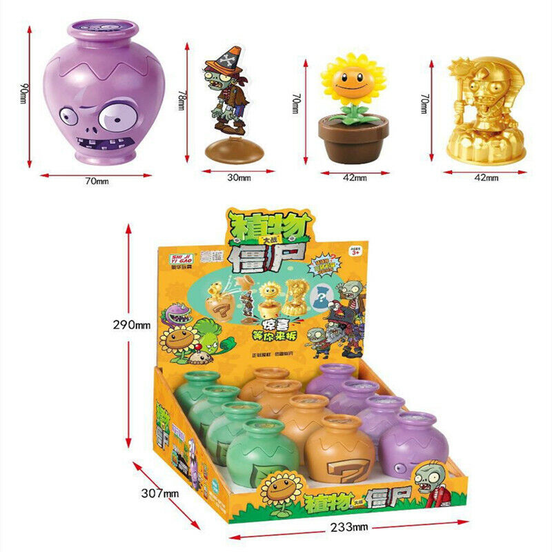 Plants vs Zombies Toy Set - PVZ Gift Set with 5 Plants, 3 Zombies and –  Toyslando