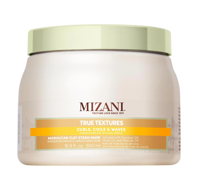 Глиняная паровая маска для волос Mizani True Textures, 16,9 унций / 500 мл