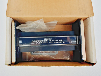 Microwave Filter Co 12086-2 C-Band Transmit Ablehnung Filter # Neu