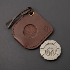 NEW! HiTex x Urban Seigaiha EDC Titanium Chip & Leather Slip, Exclusive