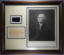Piece of George Washington's Cloak - Gifted to Him by King Charles IV of Spain