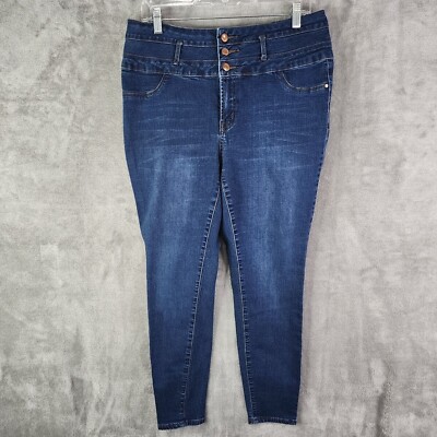 Refuge Clothing Refuge Jeans Size 16 Womens Refuge Blue Denim