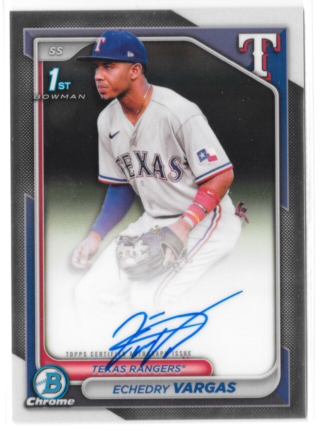 その他 Joendry Vargas 1st bowman auto 2024 Bowman Chrome Echedry Vargas 1st Prospect Auto Autograph #BCP