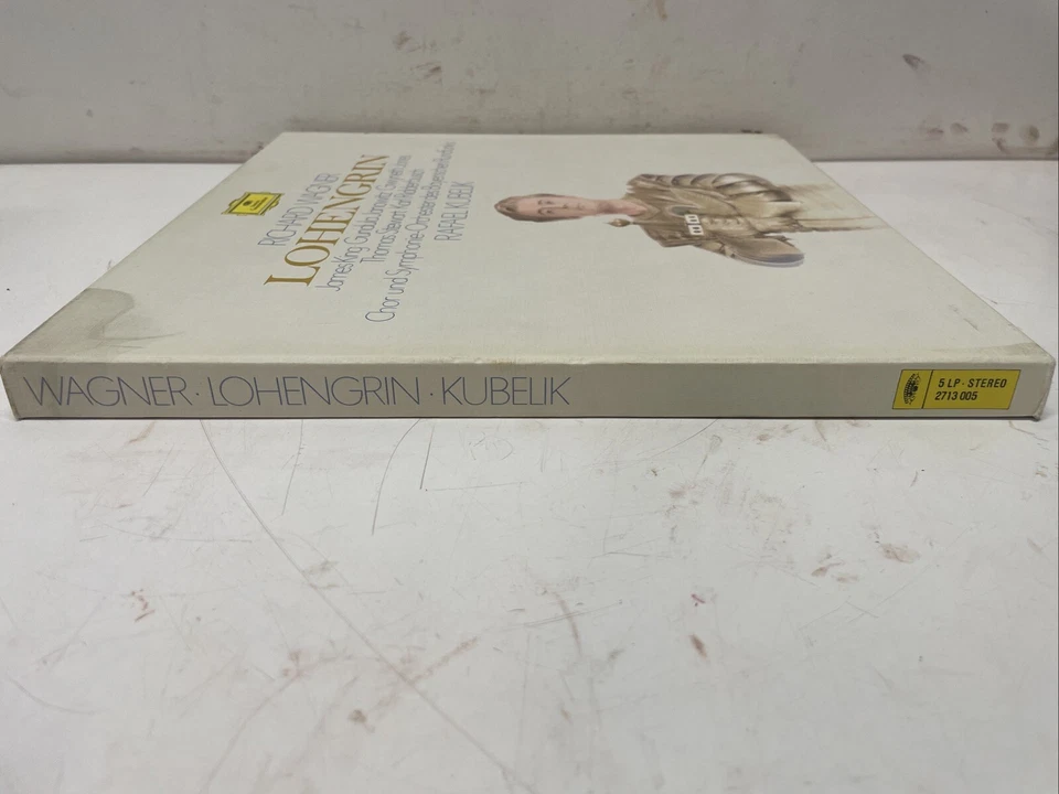 5-LP Box Set Richard Wagner Lohengrin Vinyl Deutsche Grammophon 2713 005/Booklet - Image 2 of 4