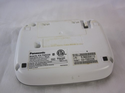 Panasonic KX-TGD220 Answering Machine Main Base w/o Power - Zdjęcie 8 z 10