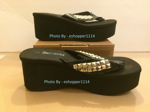 demonia flip flops