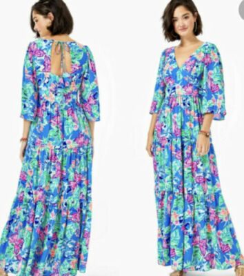 lilly pulitzer rease maxi dress Lilly Pulitzer Rosalynn Ruffle Maxi Dress