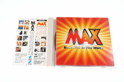 MAX BEST HITS IN THE WORLD SRCS 7500 JAPONIA CD OBI A9747 - Zdjęcie 1 z 2