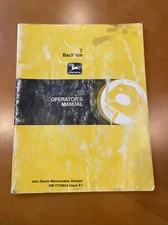 Original John Deere Operators Manual for Model 7 Backhoe, TY20654 Issue E4