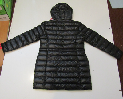 【ken】 KENNETH COLE Black Hood Puffer Jacket Coat NWT Womens Sz Medium | eBay