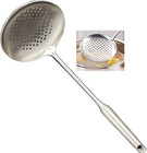 New ListingSkimmer Stainless Steel Large Slotted Spoon Colander Strainer Ladle for Cooking