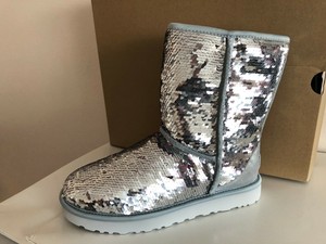 ugg silver sequin boots