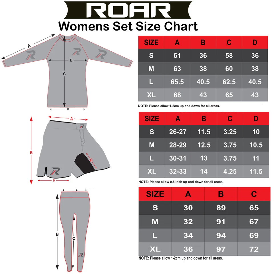 Pantalones Cortos y Leggings BJJ Koyes Damas Ropa de Lucha MMA Manga Larga Protección contra Erupciones Foto 2 de 2