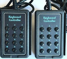 ORIGINAL NEW IN BOX VINTAGE SET OF 2 ATARI CX50 VIDEO GAME KEYBOARD CONTROLLERS