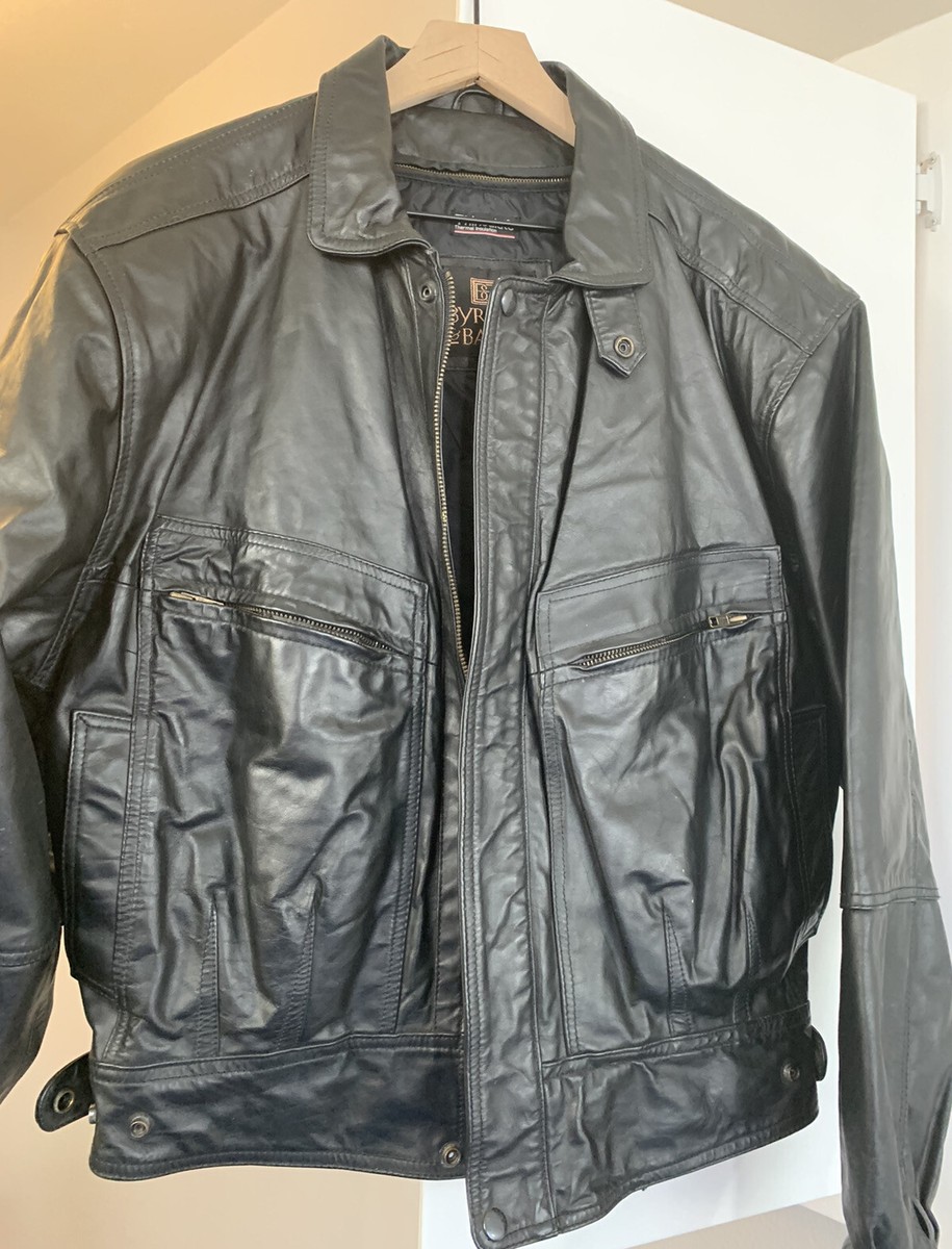 BYRNES & BAKER Vintage Leather Jacket Zip Out Lining | eBay BYRNES & BAKER Vintage Leather Jacket Zip Out Lining | eBay