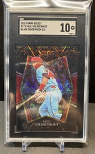 2022 Select Paul Goldschmidt Exclusive Black Disco Prizm TRUE 1/1 SGC 10 GEM MVP