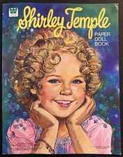 1976 / 1986 UNCUT "SHIRLEY TEMPLE PAPER DOLL BOOK" - WHITMAN CHILD MOVIE STAR
