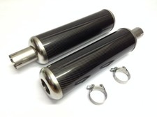 TVR TUSCAN SAGARIS CARBON FIBRE EXHAUST CANS SILENCERS NEW