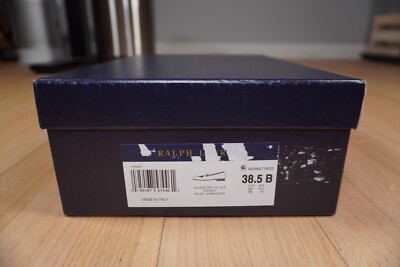 Ralph Lauren Purple Label Alonzo Deco Slipper Black Size 8B Velvet Brand New Ralph Lauren Purple Label Alonzo Deco Slipper Black Size 8B  main image 2