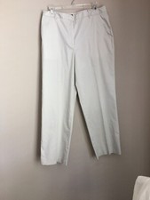  216.00 Brooks Brothers Khaki Trouser Sz 10 Wide Leg 27  Inseam