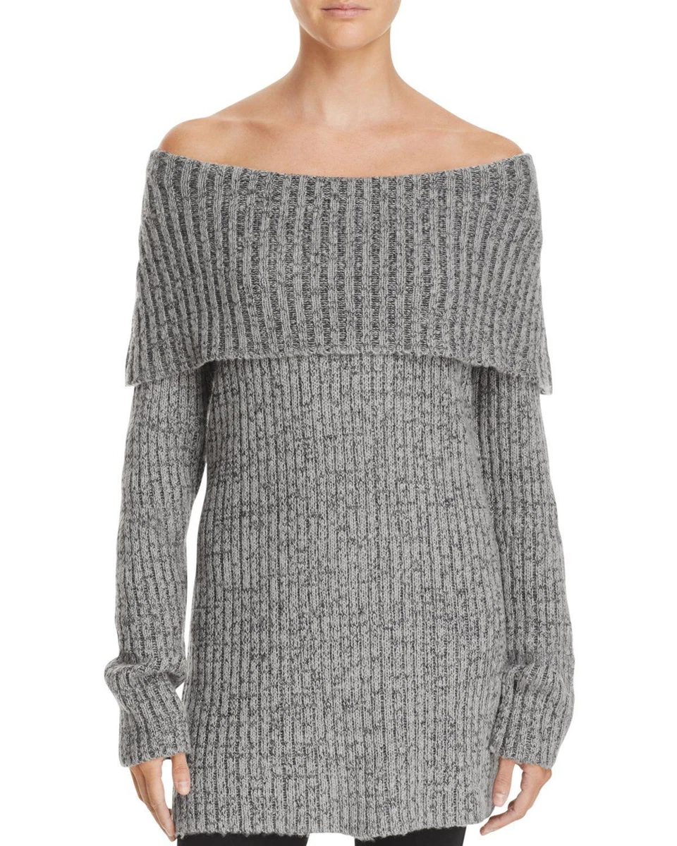 Off the shop shoulder twist sweater