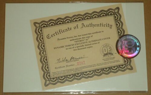 Spy Boy 1 Dynamic Forces Alt Cover Limited 0747 of 2000 Cert-Sealed - Bild 2 von 2