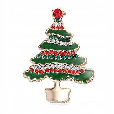 PINETS Brosche Weihnachtsbaum Zirkone Brosche Anstecknadel Dekoration