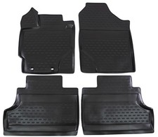 Gummimatten Gummi Fußmatten Für Toyota Yaris 2010-2014 4-Tlg