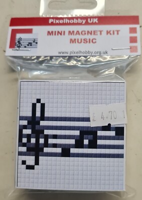 Neu Pixelhobby Mini Magnet Kit ''Musik''