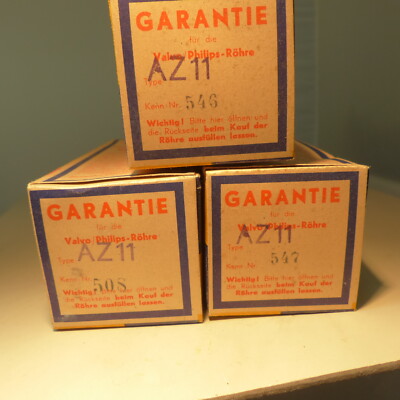 1x NEW VALVO AZ11 AZ 11 in sealed Box Radio Röhre tube Valvola NIB/NEW 02