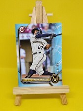 2022 Bowman Draft Paper Base Sky Blue Felix Valerio #'d 428/499 - Brewers