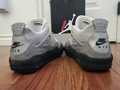 Air Jordan 4 Retro SE Neon 95 CT5343 007 2020 Size 5.5Y w Air Jordan 4 Retro SE Neon 95 CT5343 007 2020 Size 5.5Y w