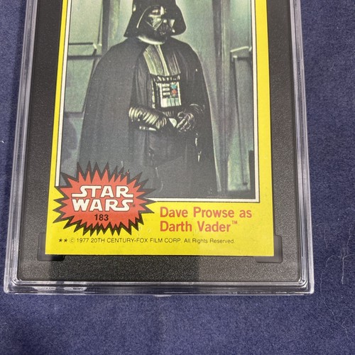1977 Topps Star Wars Dave Prowse as Darth Vader #183 PSA 7 02ka - Picture 6 of 7