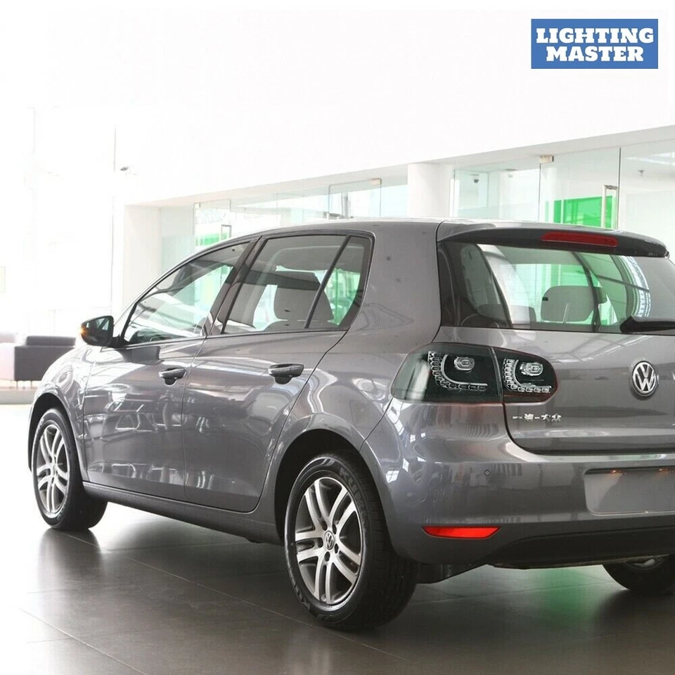 Luz trasera LED para Volkswagen Golf 6/GTI/Golf R lente ahumada 2010-2014 lámpara trasera Foto 3 de 4