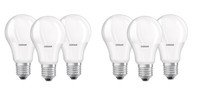 6X Osram Led Base Classic Birne E27 8,5W = 60W Warmweiß Matt Eek:G (Spekt A-G)