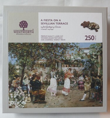 Wentworth Eine Fiesta auf einer sevillanischen Terrasse J Arnosa 250-teiliges Puzzle Kunst