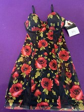 Sheer Iridesscent The Must SlipUnder Multi Strap Molded Underwire Bra M Redblack