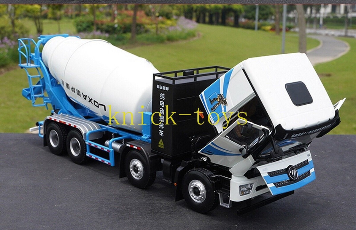 翔平FOTON 1:36 スケールモデルミニバス 1/24 Scale FOTON LOXA Concrete Mixer Truck 4-axle PEV Diecast Car