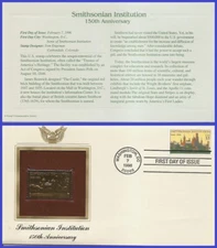 USA2 #3059 U/A GOLDEN REPLICA FDC   Smithsonian Institution