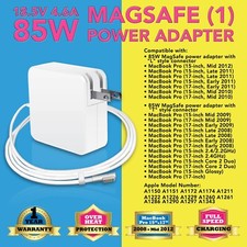 85W Power Adapter Charger for Apple MacBook Pro 13" 15" 17" 2007 2008 2009 2010