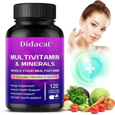 33 Essential Daily Multivitamin & Minerals For General Wellness 30/60/120 Caps