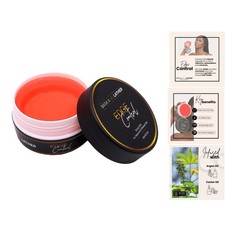 BASK and LATHER Strong Hold Edge Control Gel with Castor Oil, Non-Greasy, Non