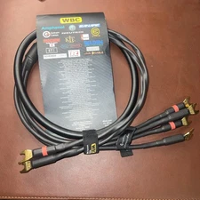 WORLDS BEST CABLES 4' Ultimate Ultra-Pure OFC Extra Premium GOLD