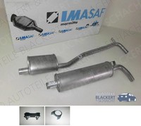 Imasaf Auspuff Mitteltopf+Endtopf für Mercedes Benz 190 SL Cabrio W121 1955-1964
