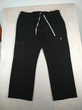 Figs Cairo Cargo Scrub Pants Men's XL Black Technical Collection Medical