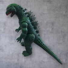 Vintage Godzilla 6.5  -11  Figure Articulated Toho Green Imperial Toy Toho 1985